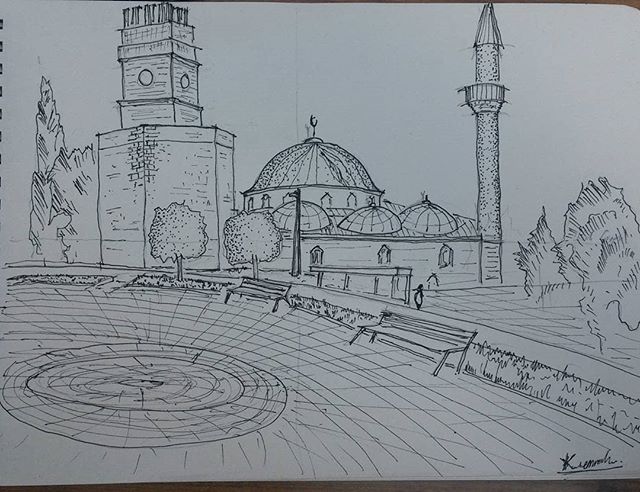 Cami ve saat kulesi · Antalya